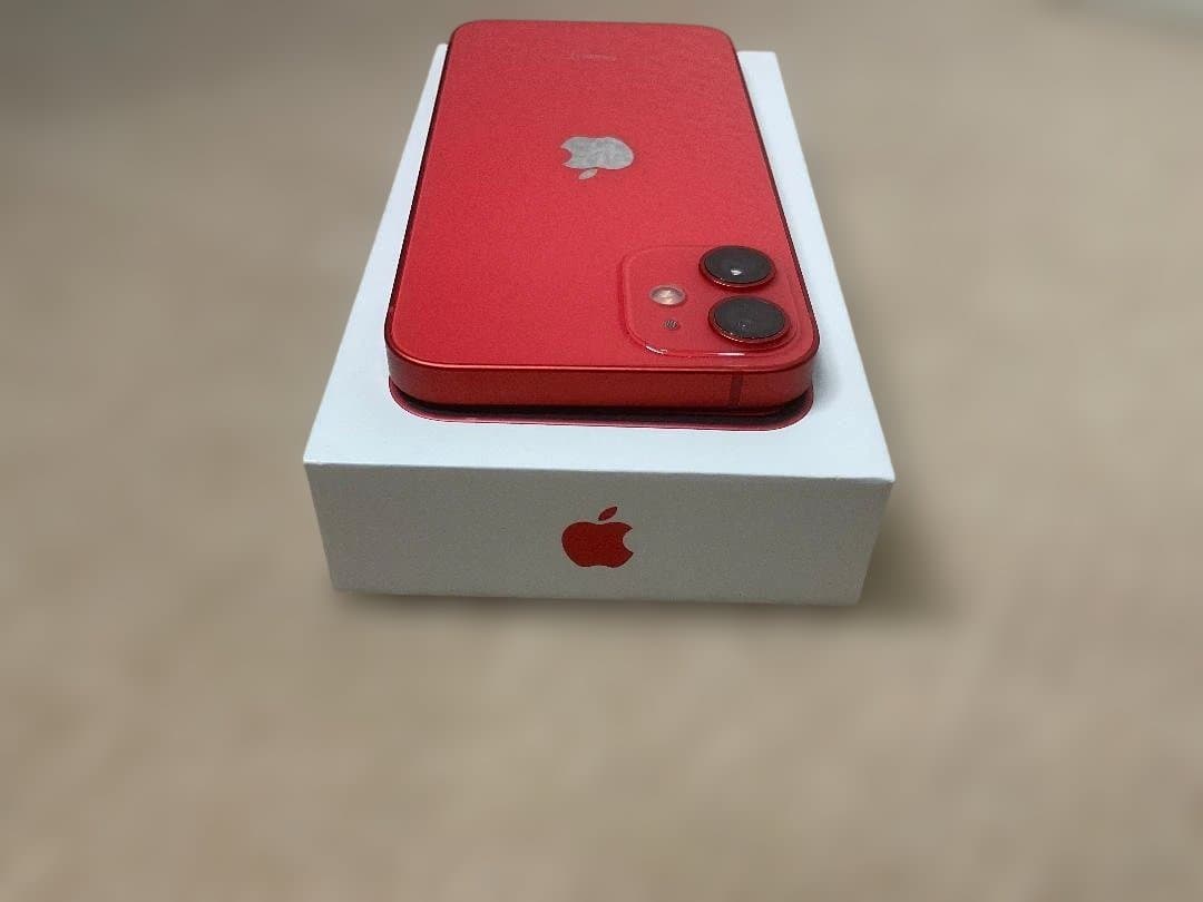 中古美品稼働品Apple iPhone 12 (PRODUCT)RED 64GB