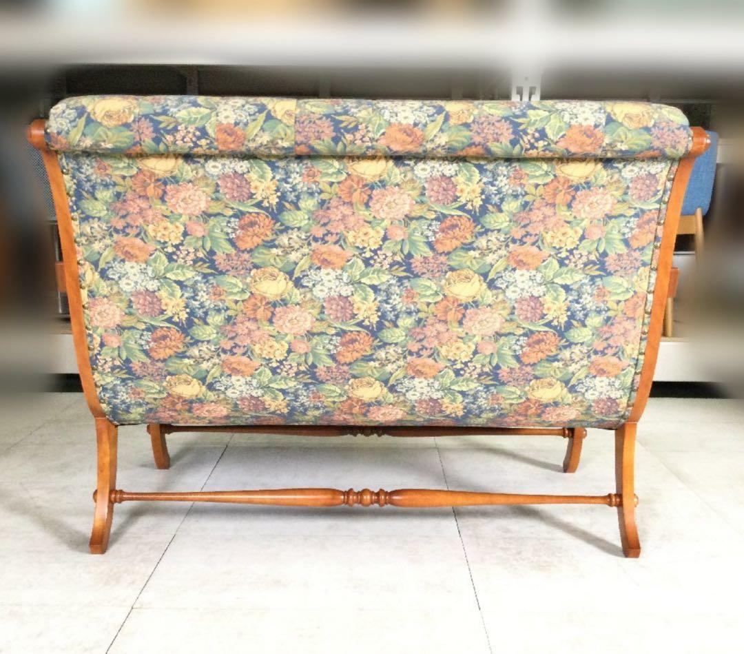 Daniel 横浜ダニエル Boot ブーツ 2人掛けアームチェア　花柄