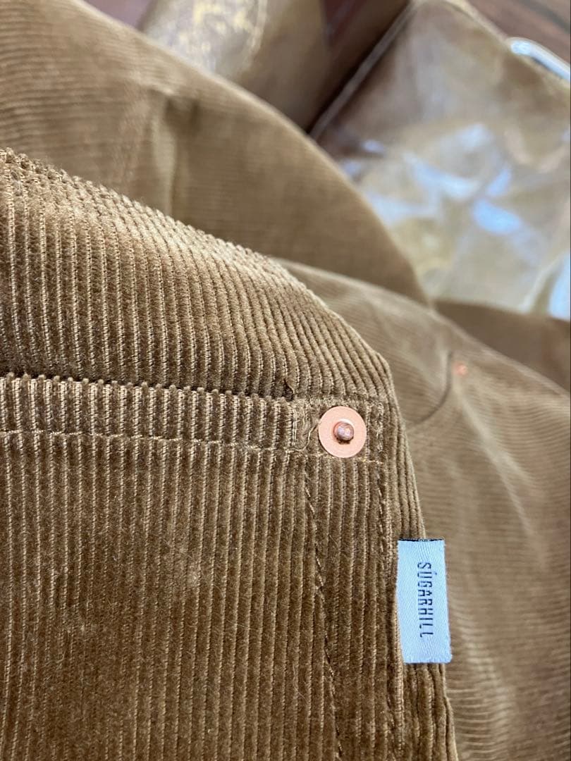 sugarhill ワークパンツ　コーデュロイダブルニーパンツ　32