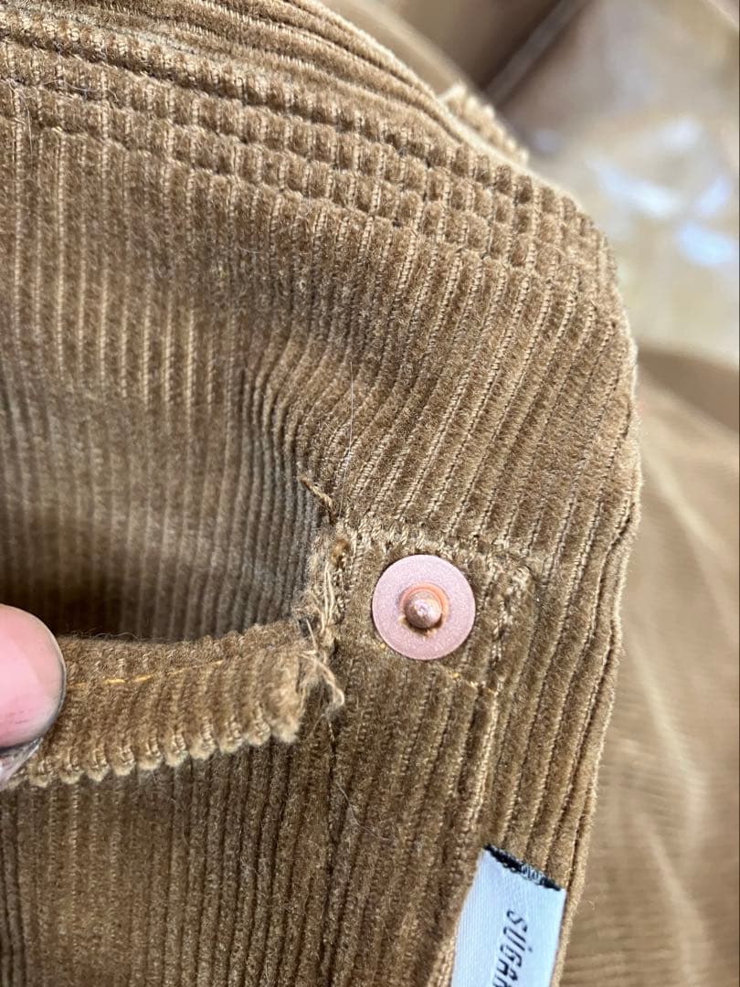 sugarhill ワークパンツ　コーデュロイダブルニーパンツ　32