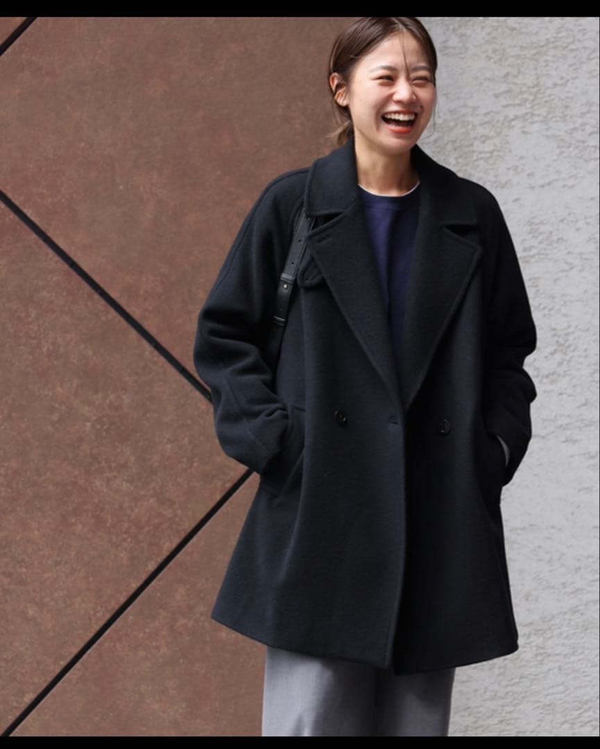 尾州ウールモッサWブレストハーフコートM JOURNAL STANDARD