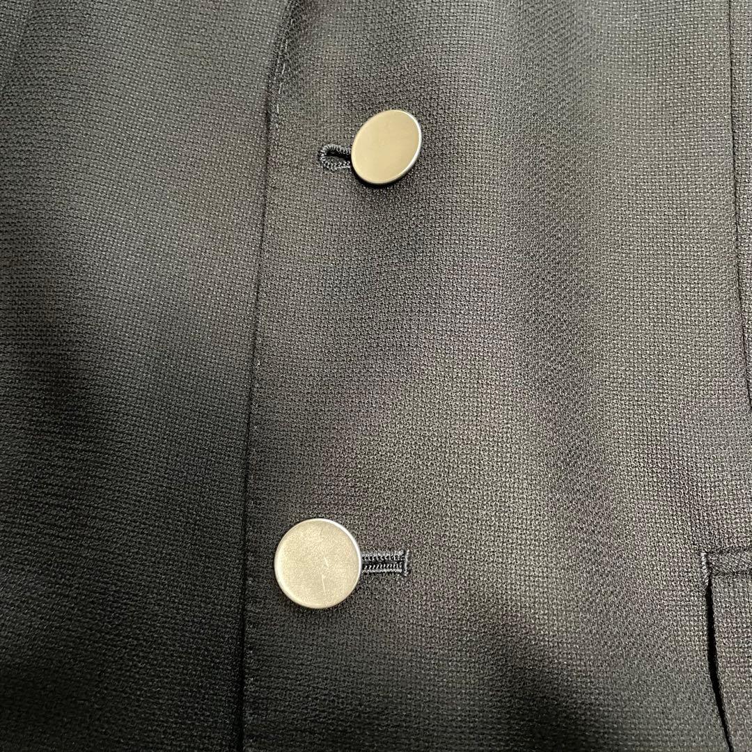 【美品】バーニーズニューヨーク テーラードジャケット ダークネイビー 銀ボタン