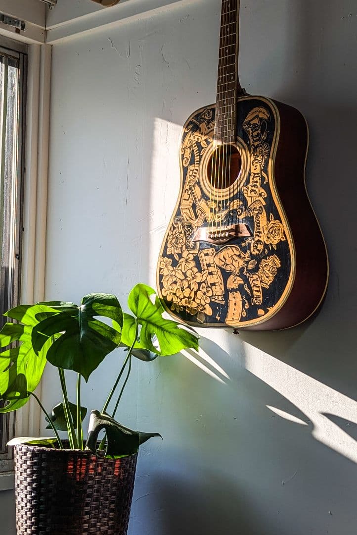 Elioth製カスタムフォークギター