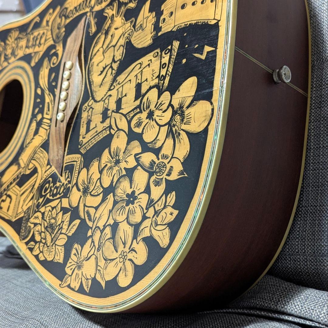 Elioth製カスタムフォークギター