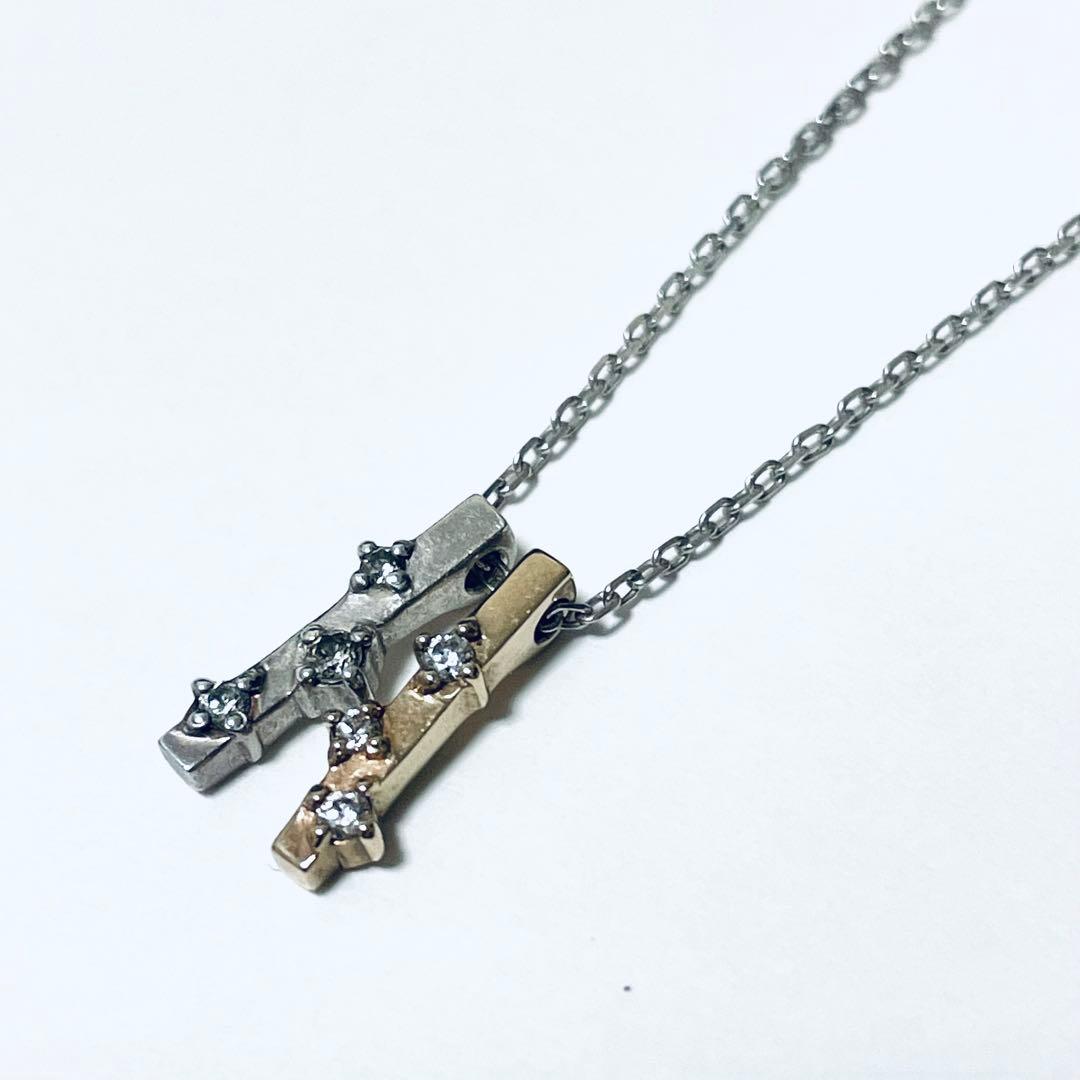 ete シルバー&K10 ネックレス