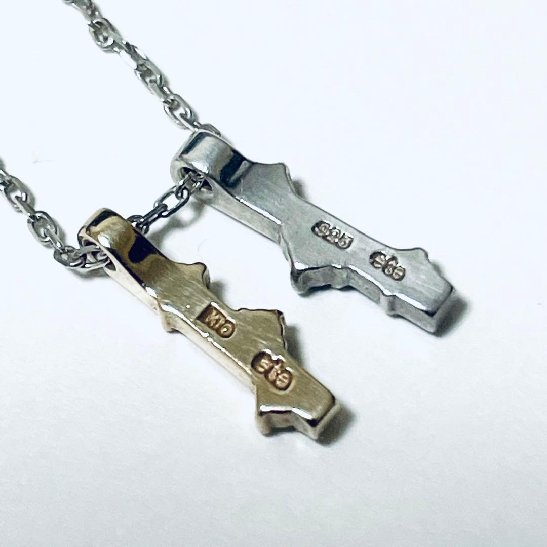 ete シルバー&K10 ネックレス