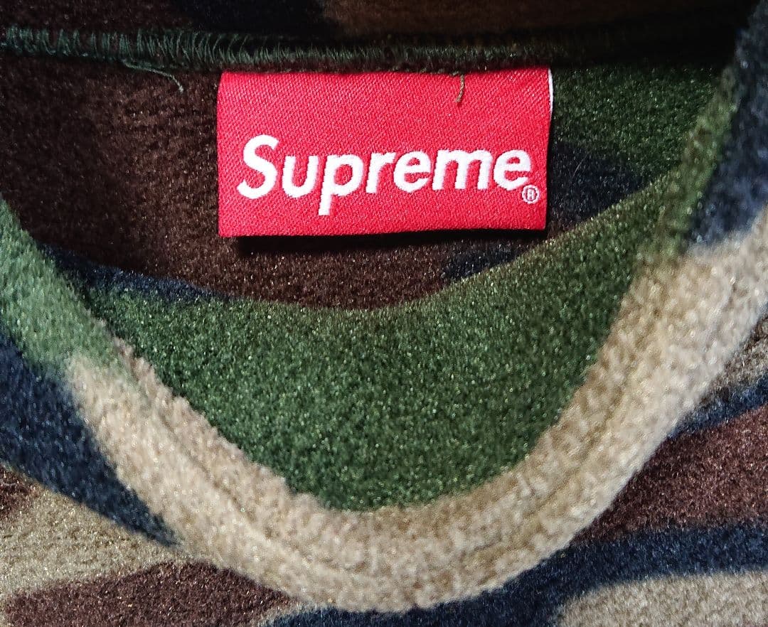 supremeの POLARTEC モックネック フリース