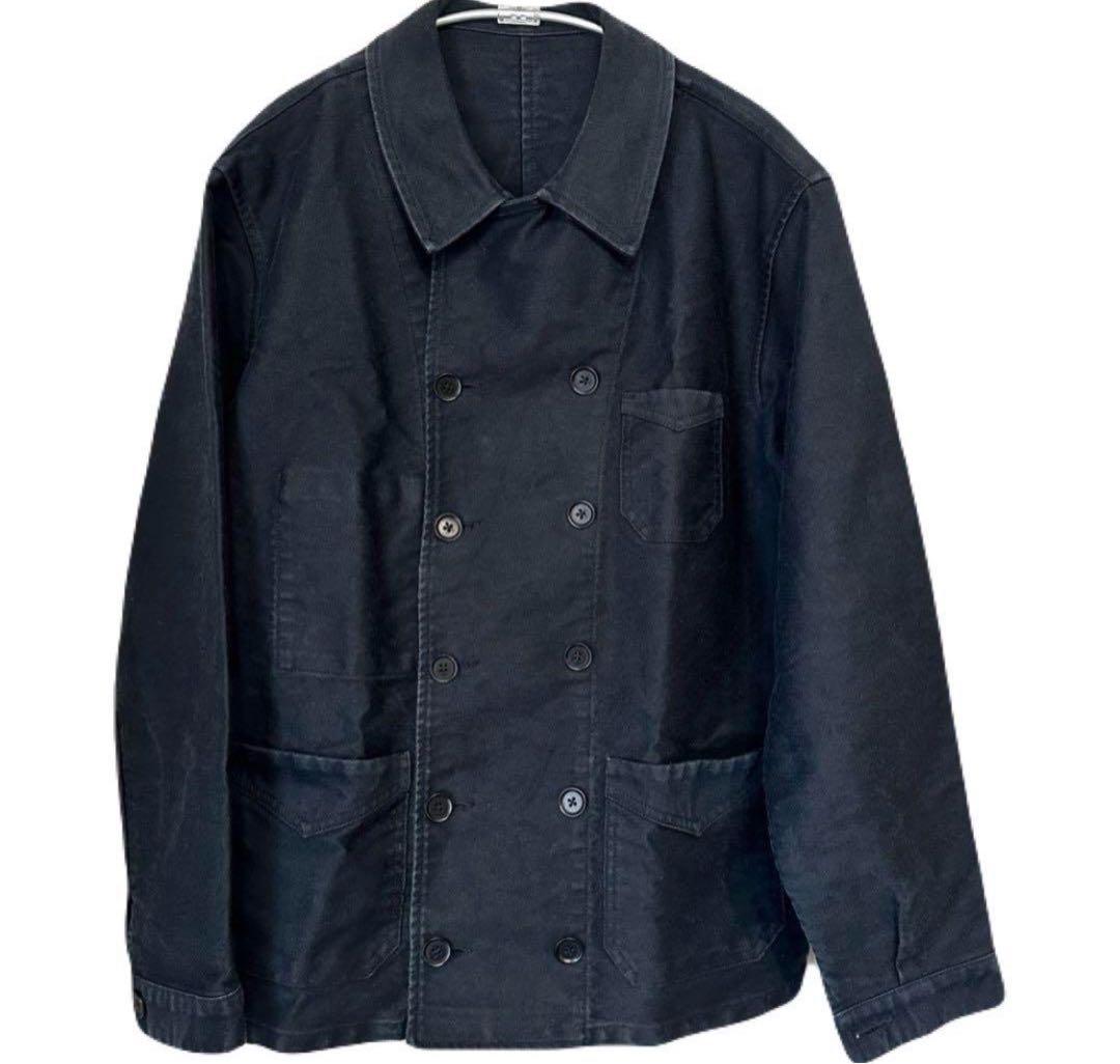 BRUT CLOTHING ダブルブレスト ブラックモールスキン フランス製