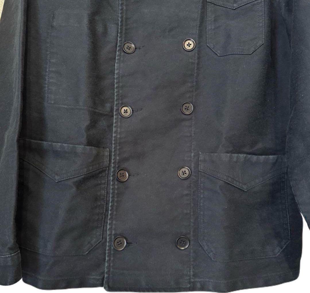 BRUT CLOTHING ダブルブレスト ブラックモールスキン フランス製