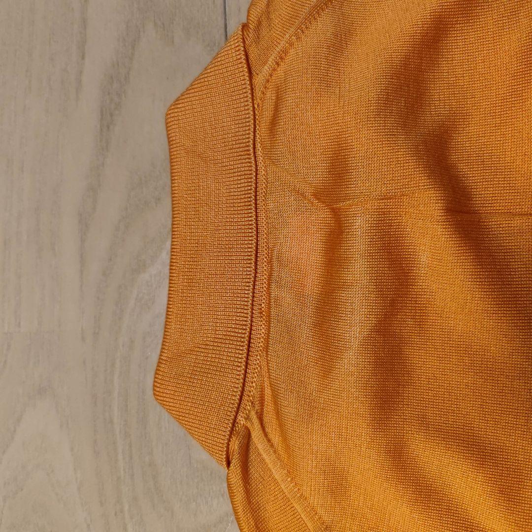 HERMES 半袖ポロシャツ Mサイズ オレンジ