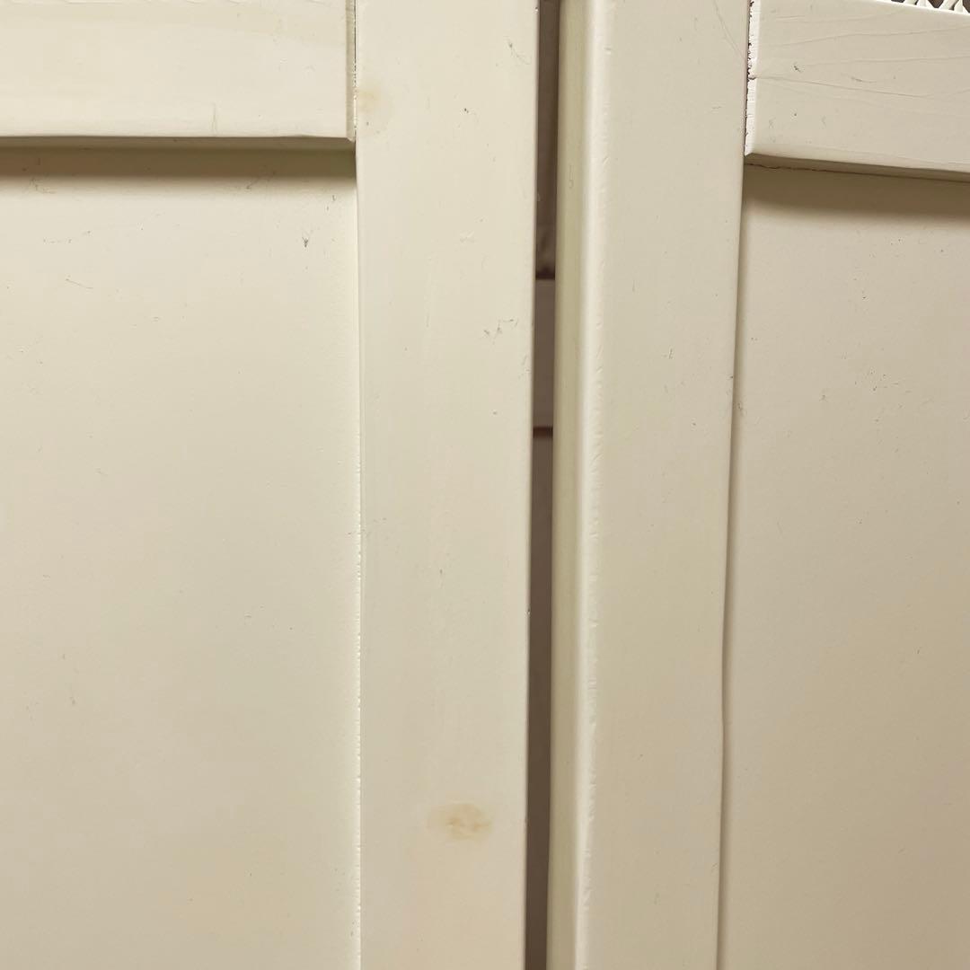 スクリーン　3連　フレンチアンティーク風