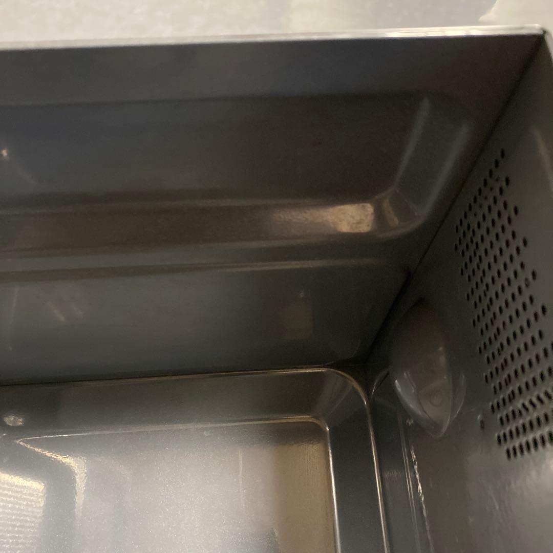 ヤマゼン 庫内フラット 18L 電子レンジ YRL-F180-B ブラック中古