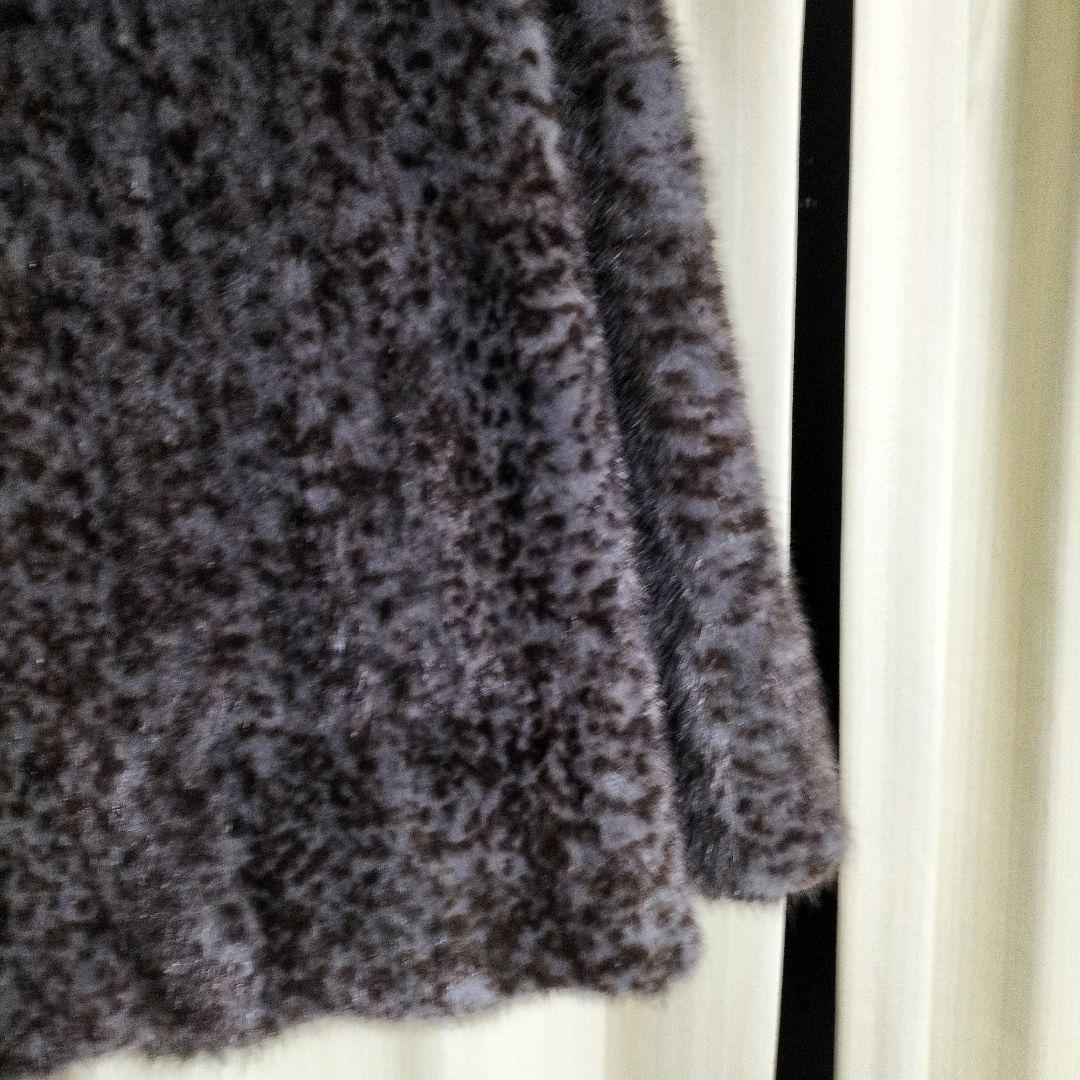 EMBA グレー ファー ジャケット