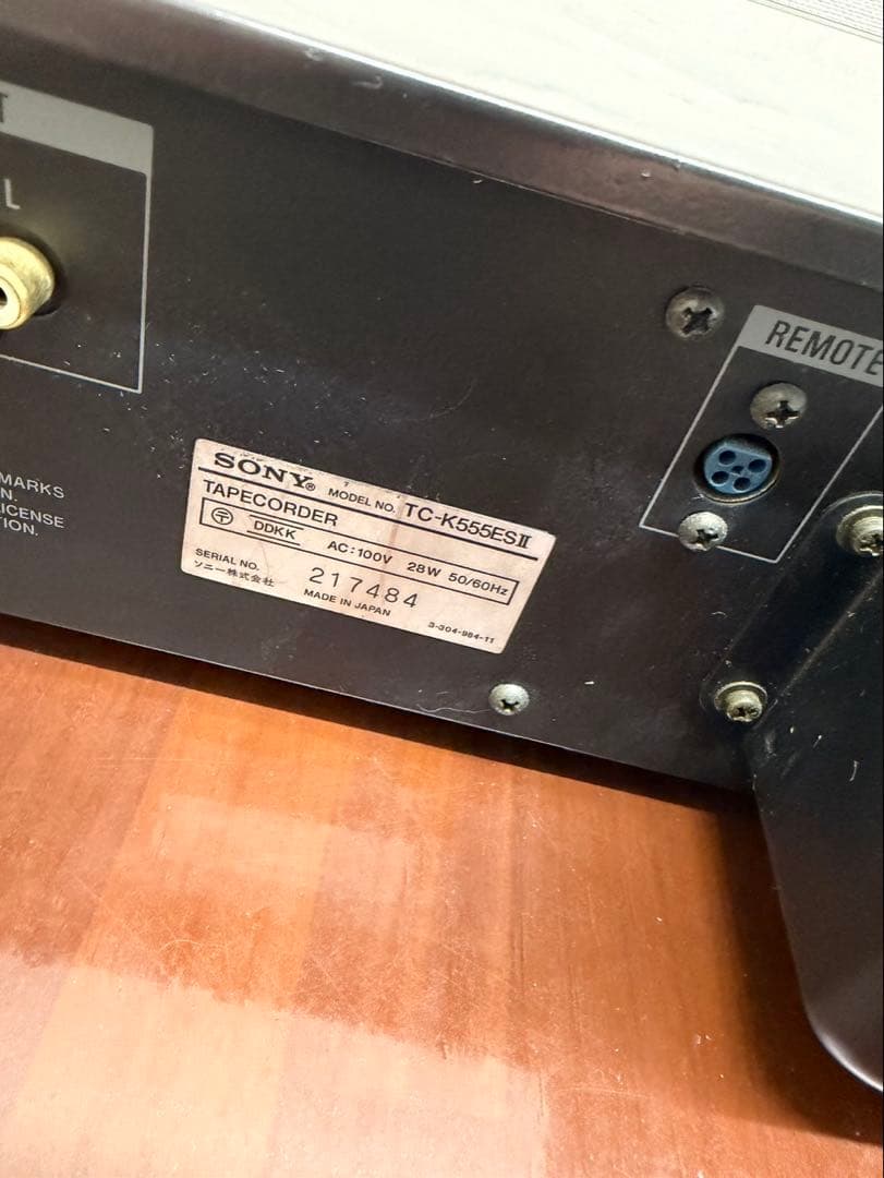 SONY TC-K555ESⅡ カセットプレーヤー 3ヘッド