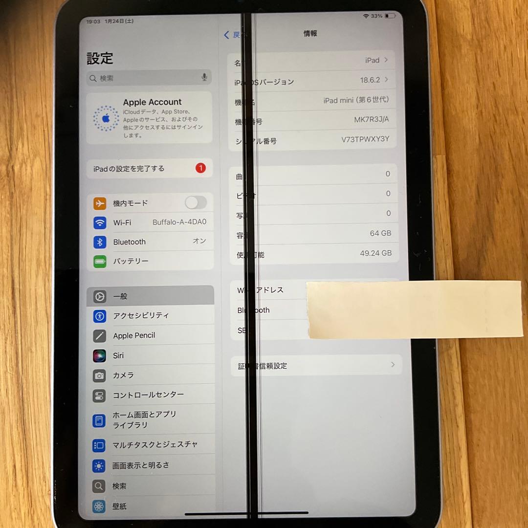 iPad mini 水没　ジャンク品