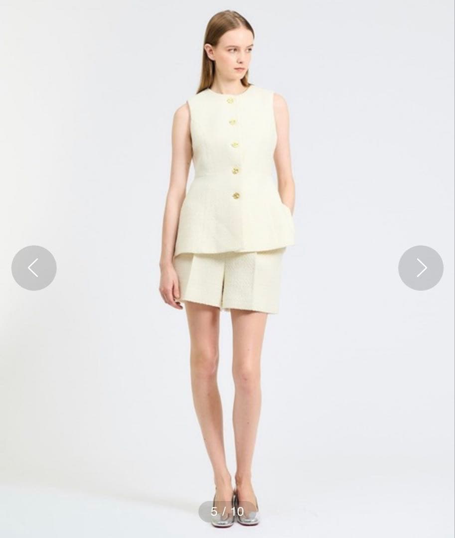 【新品未使用】エストネーション　ツイードジレ