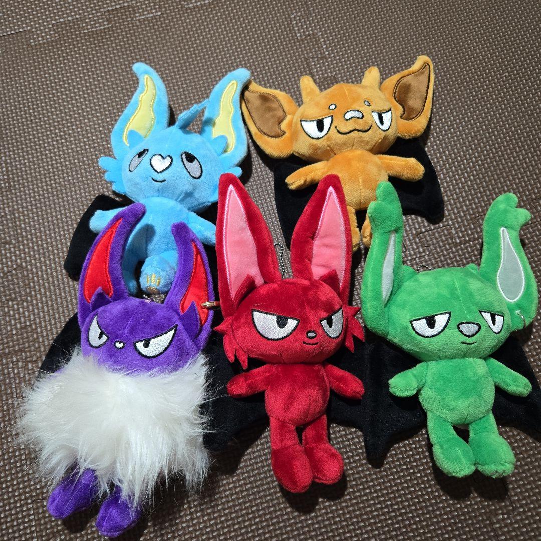 ACUO コムドット BB5 ぬいぐるみ5体セットBB5袋付き