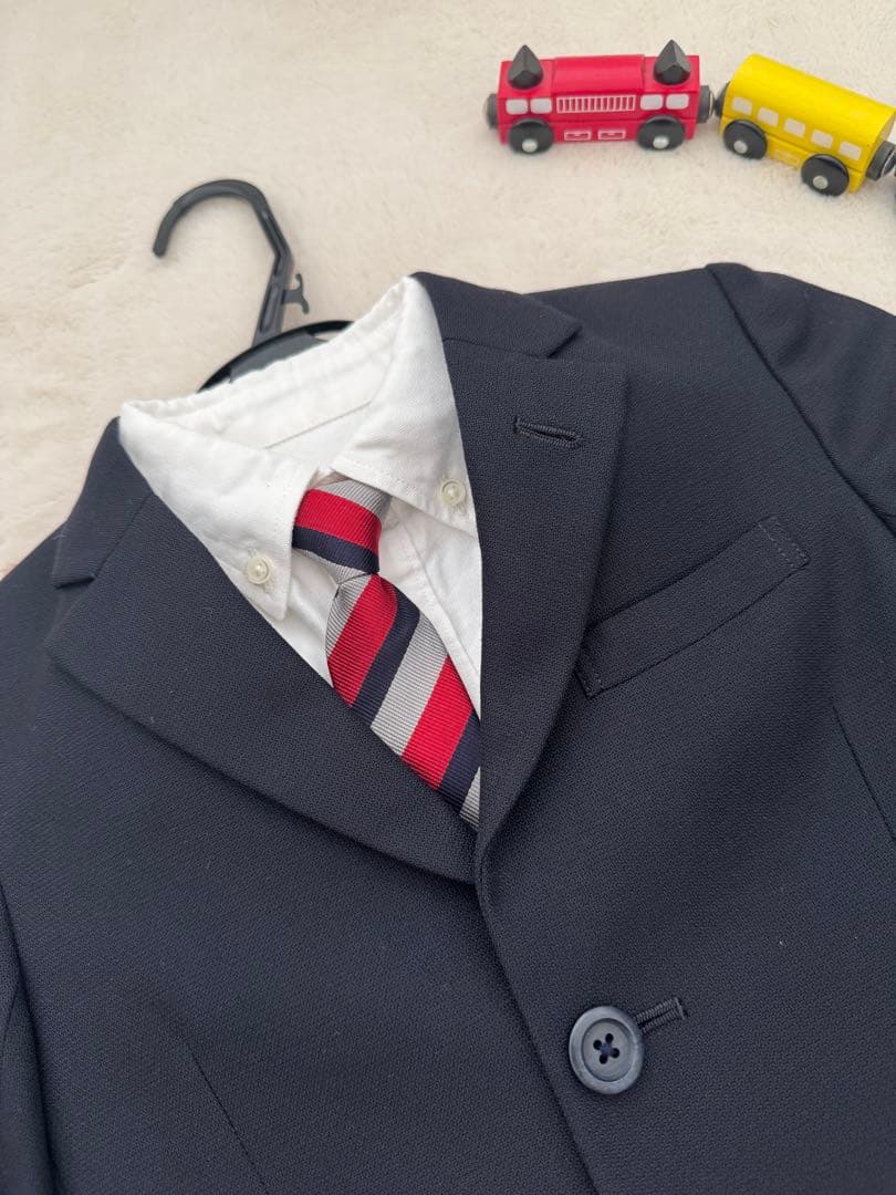 美品☆familiar スーツ120cm ズボン110cm 卒園式 フォーマル