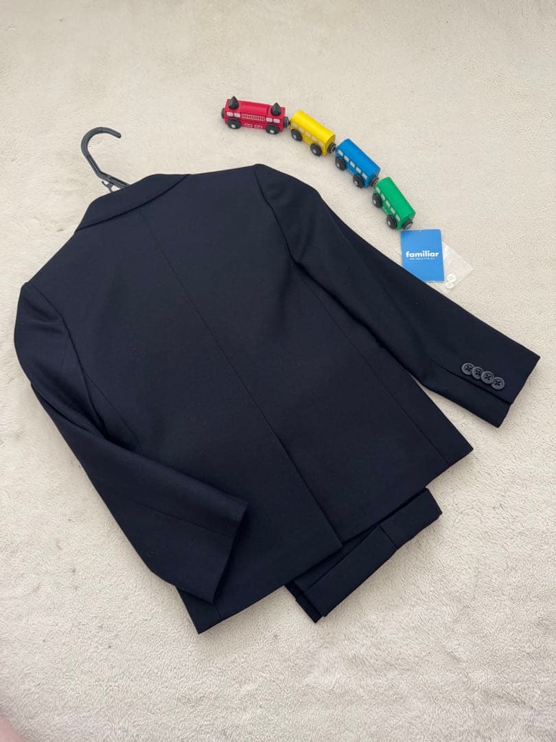 美品☆familiar スーツ120cm ズボン110cm 卒園式 フォーマル