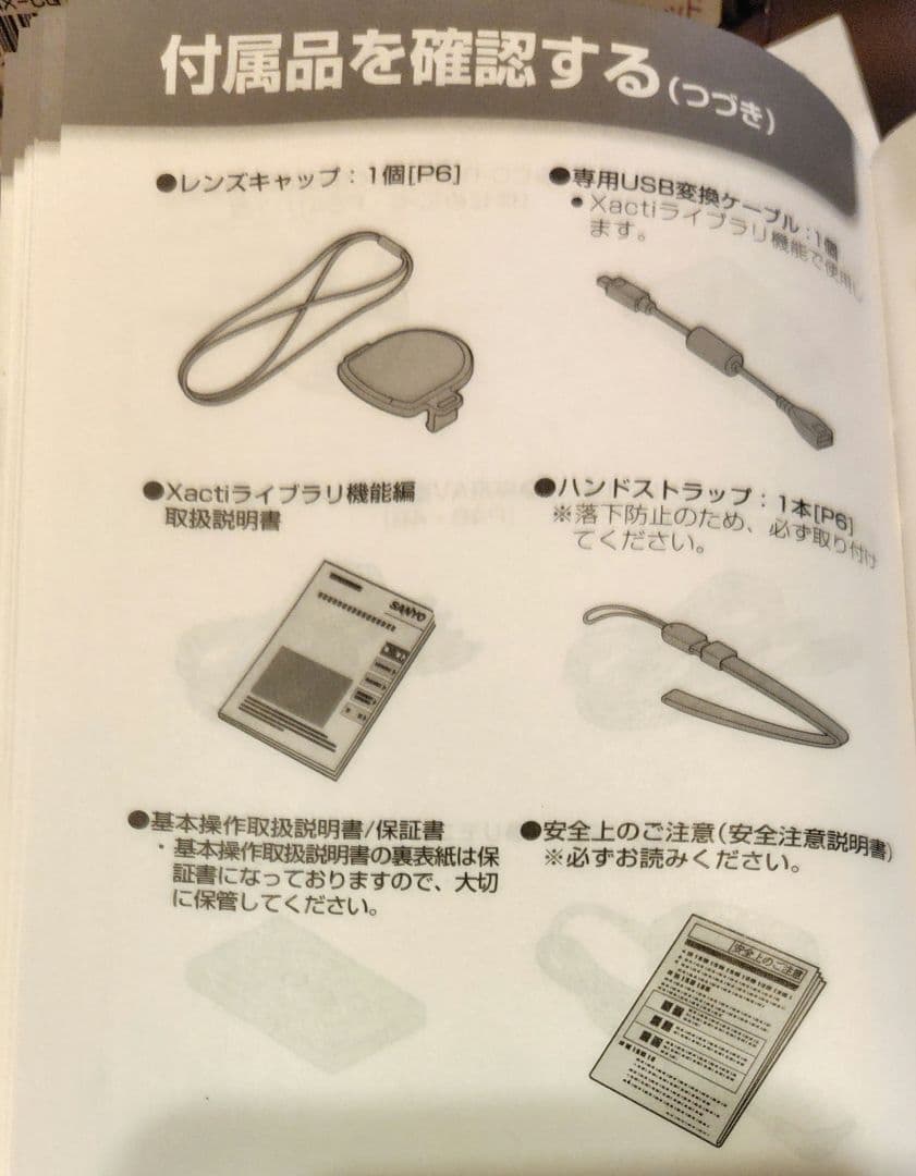 Sanyo Xacti DMX-CG110 全付属品＆箱　ビデオカメラ 動作確認