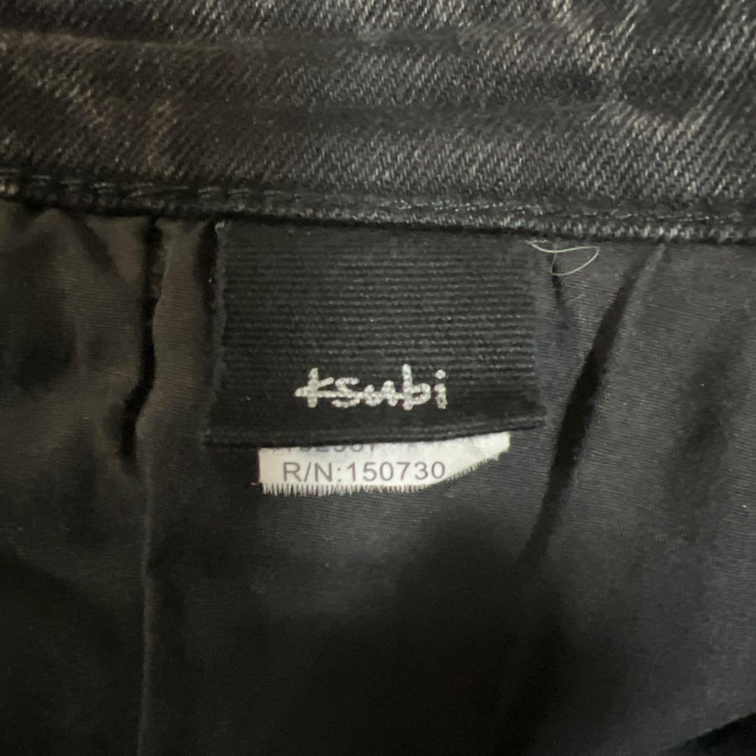 Ksubi スビ ブラック ダメージ デニム パンツ スキニー