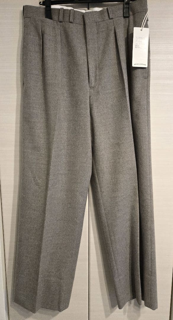 パンツ MAATEE&SONS FLANNEL -CAMMELGRAY