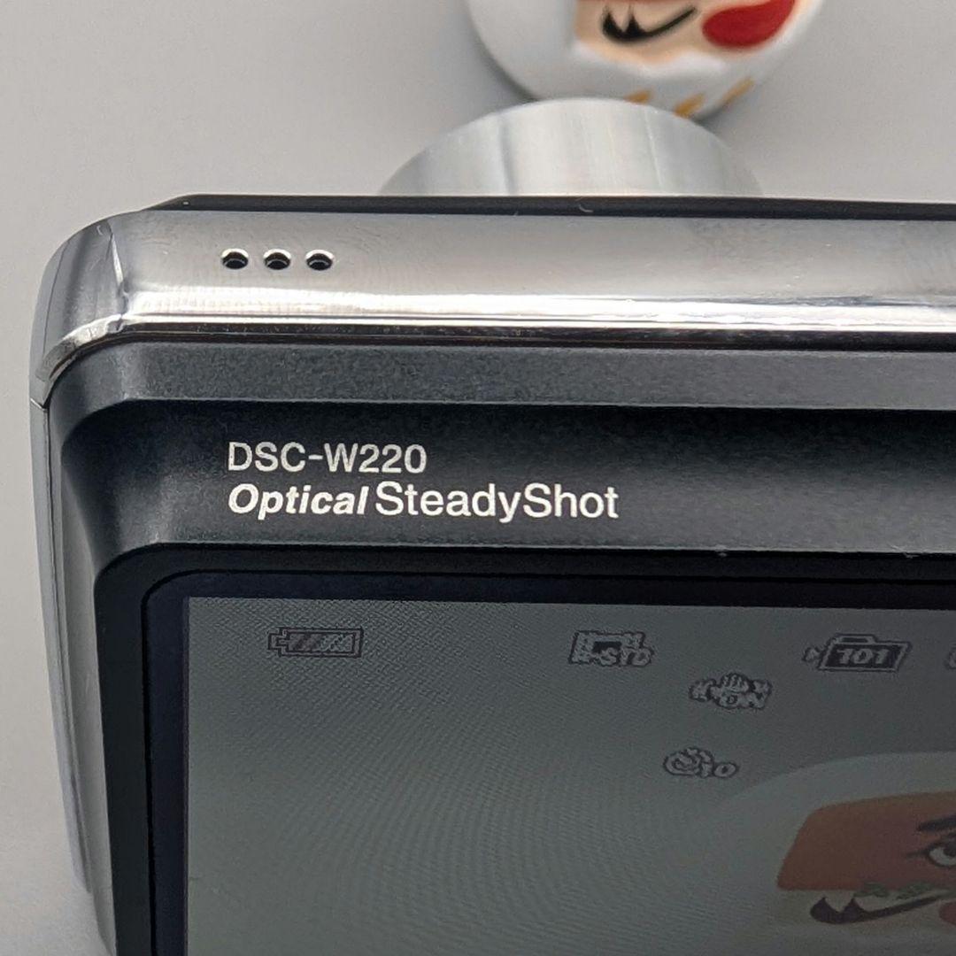 動作確認済 SONY Cyber-shot DSC-W220本体＋充電器＋4GB