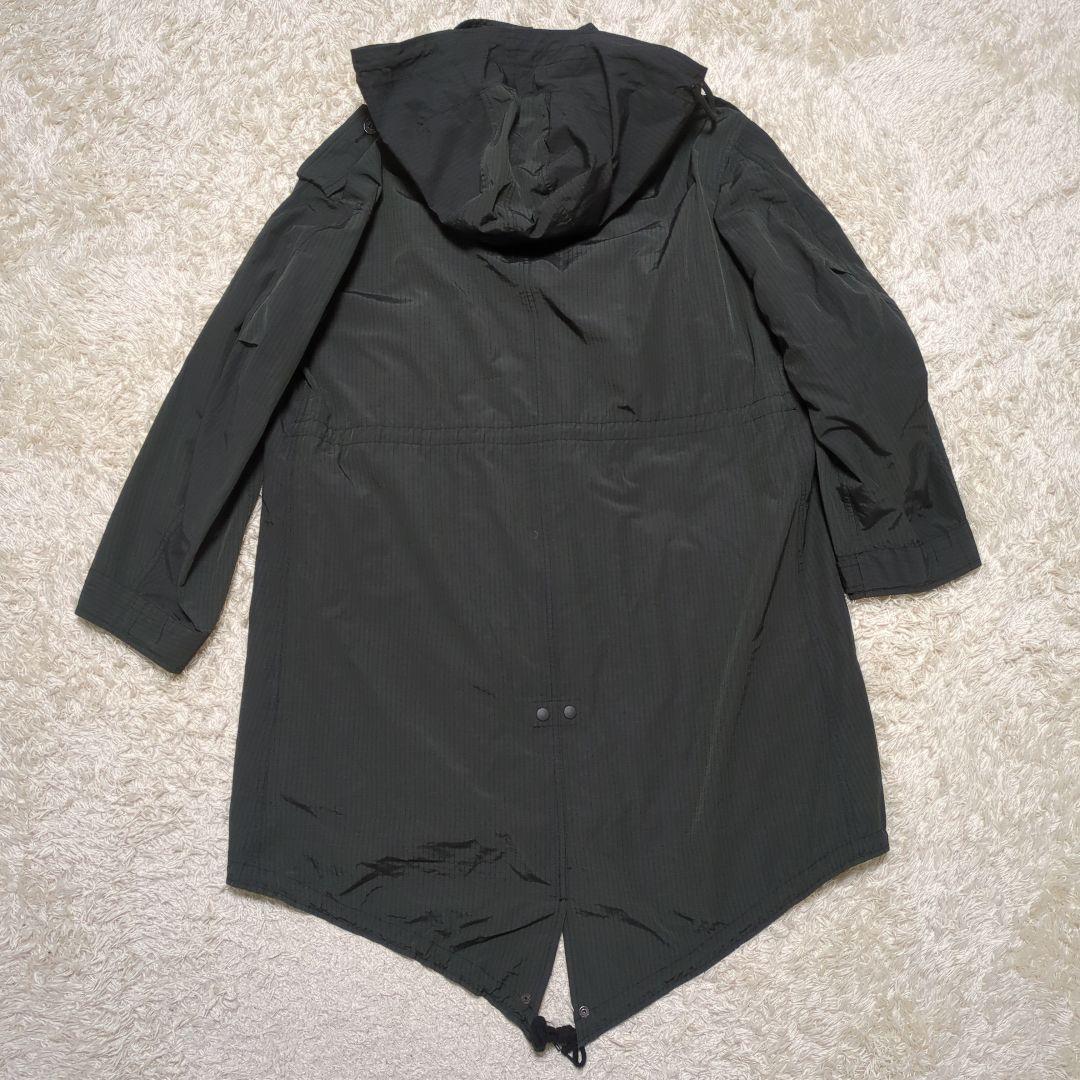 アルファインダストリーズ モッズコート ブラック メンズ M