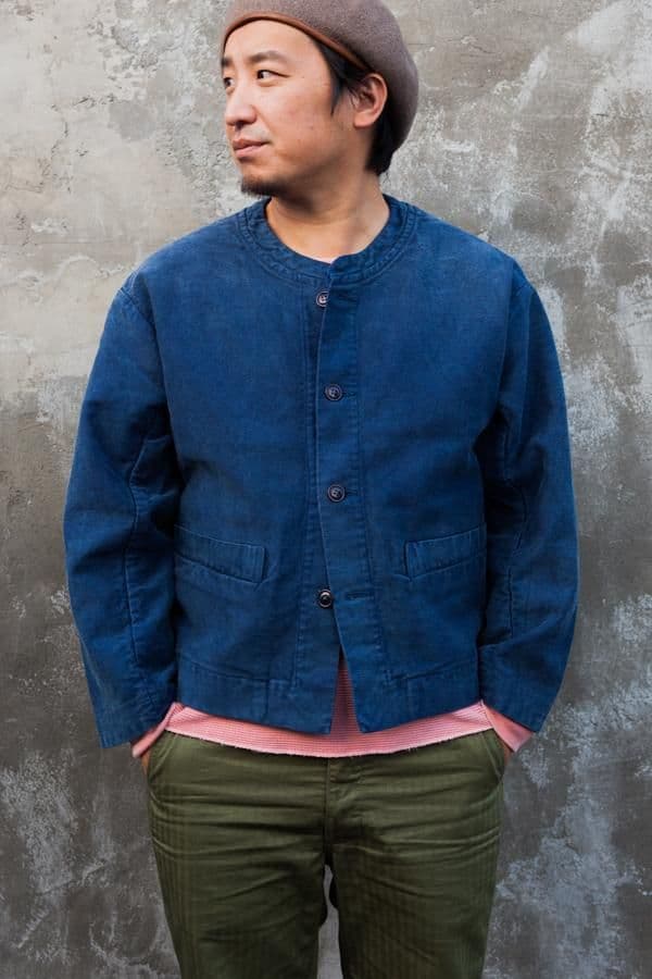 PORTER CLASSIC 硫化染めモールスキン　ジャケット　サイズМ