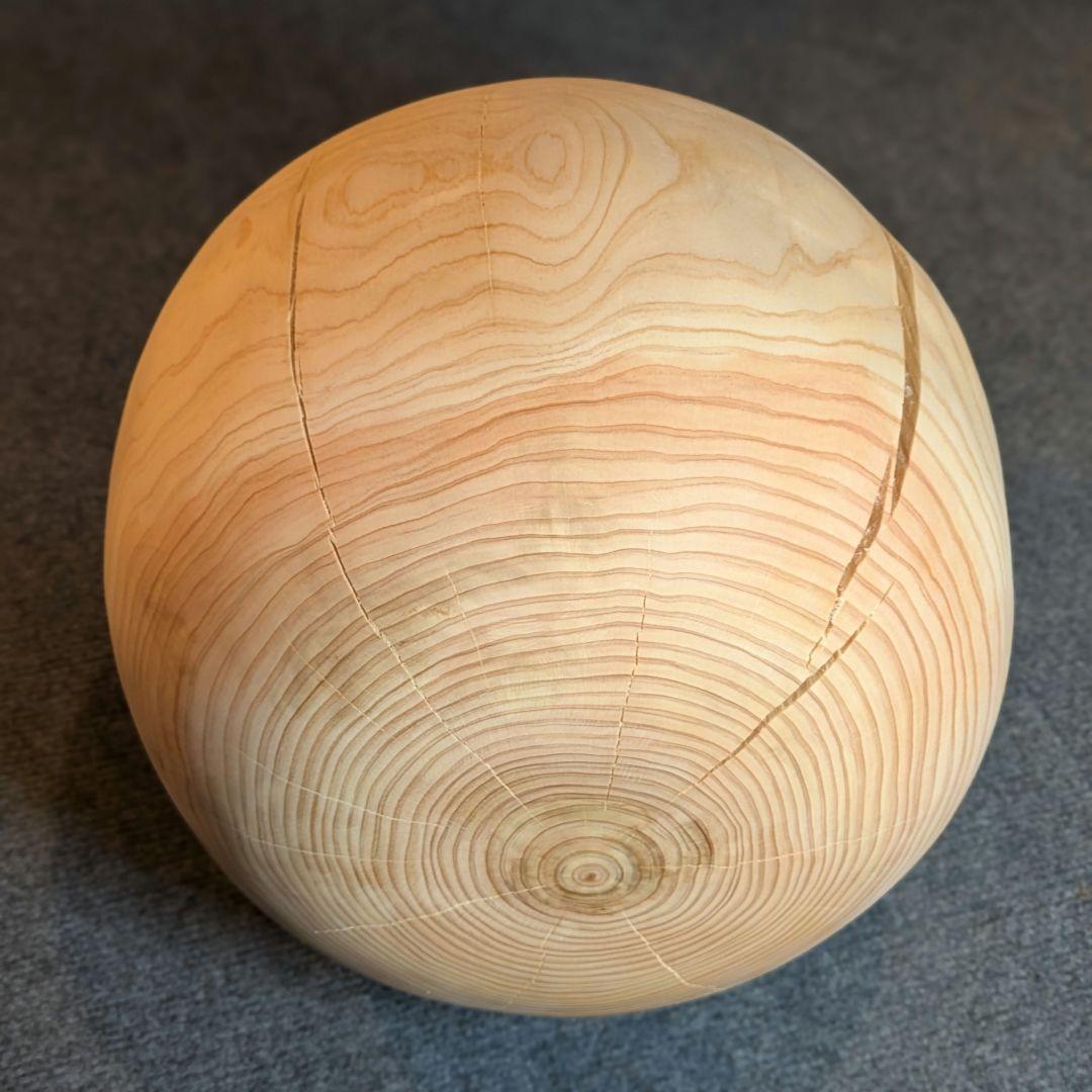 ごっち　檜　丸型　丸太　椅子　スツール　高さ約31㎝