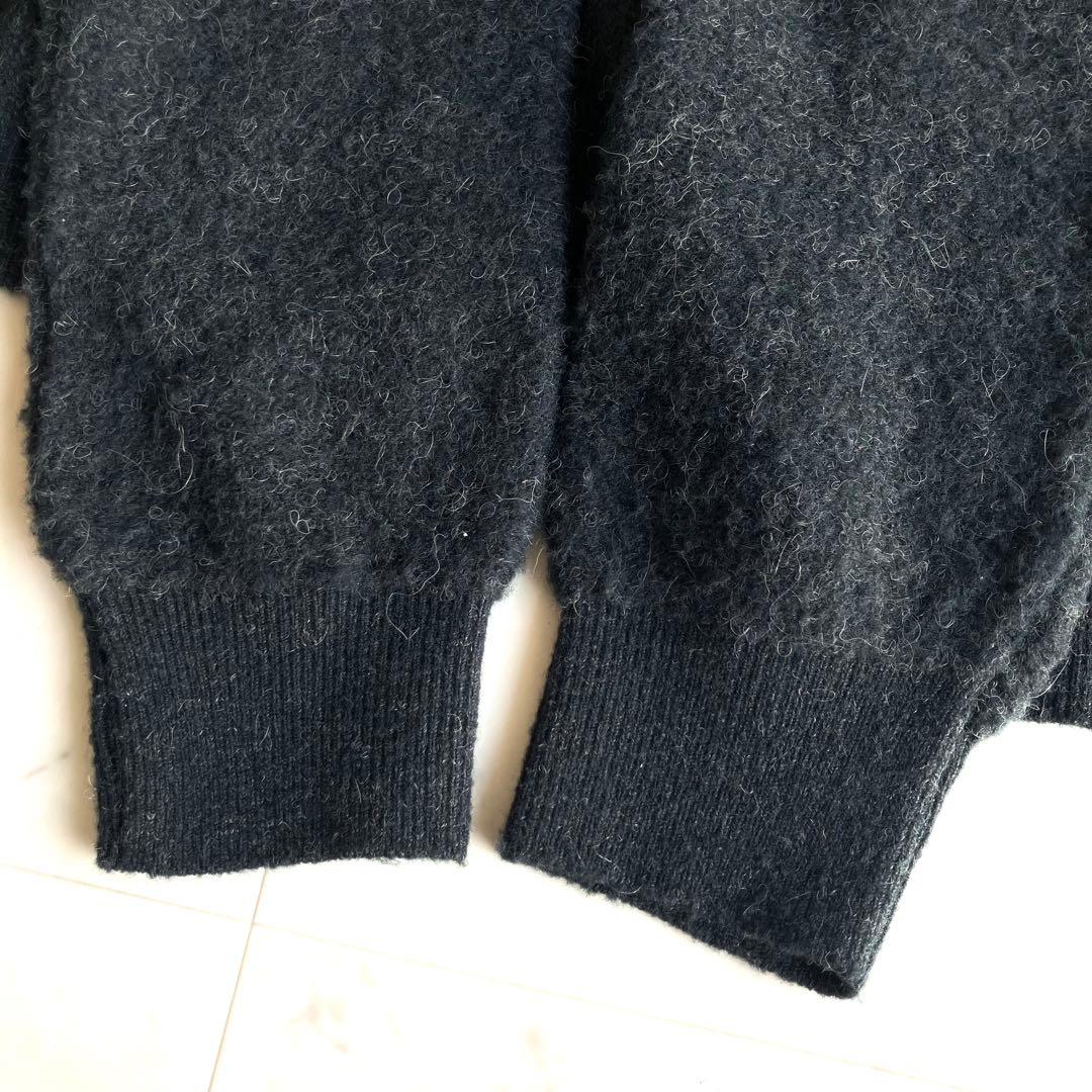 OUR 洗えるアルパカ混ふんわりニットカーデ