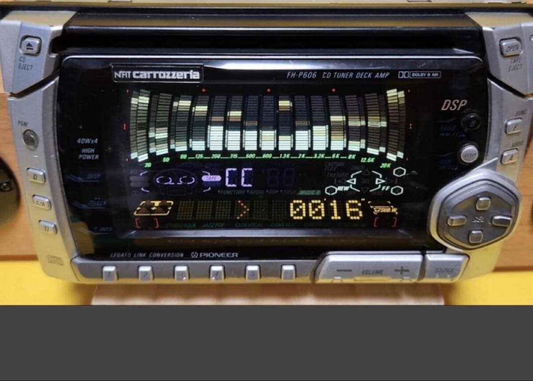 カロッツェリア FH-P606 CD カセットデッキ 2DIN