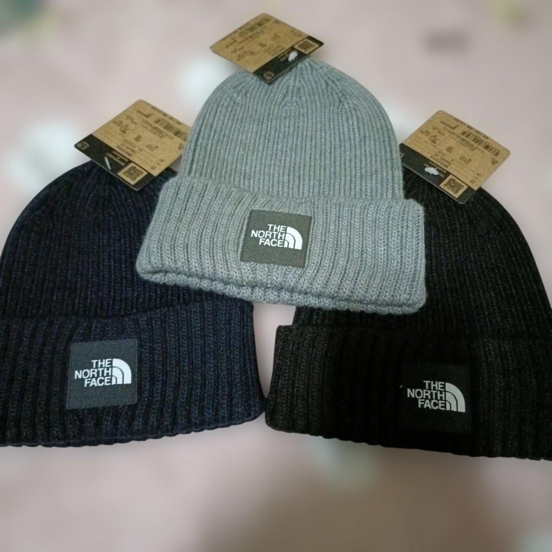 ◆ノースフェイス◆３個セット◆ニット帽◆グレー　ブラック　ネイビー
