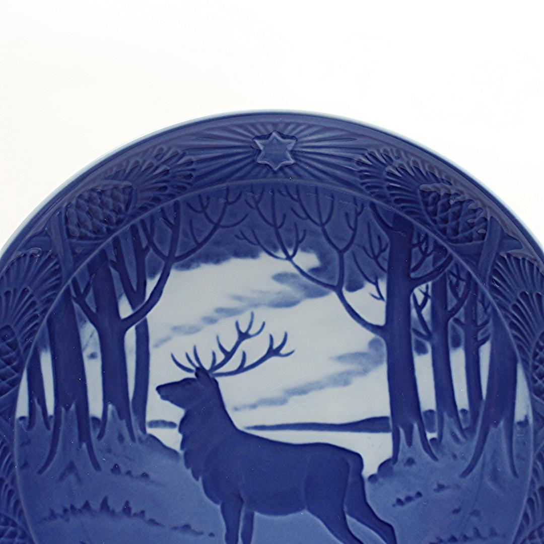 1960年 「牡鹿」 イヤープレート ロイヤルコペンハーゲン 北欧 の 陶器