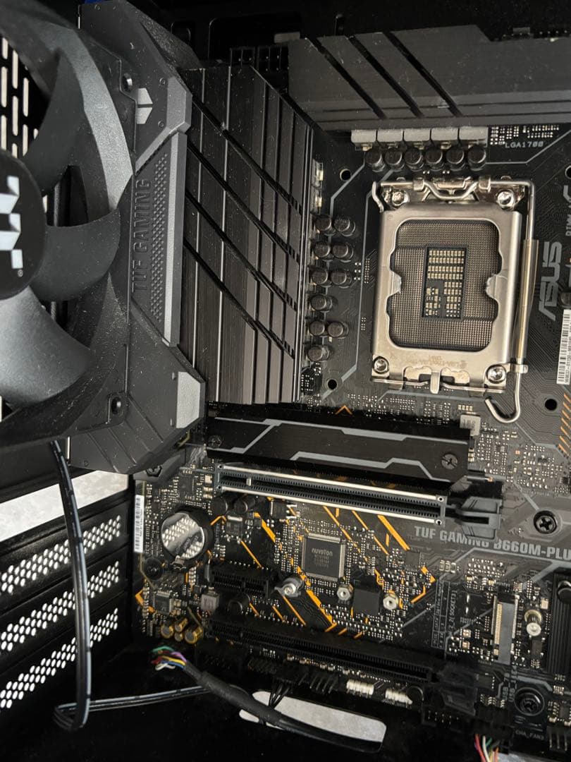 ASUS マザーボードb660m plus d4＋おまけPCケース