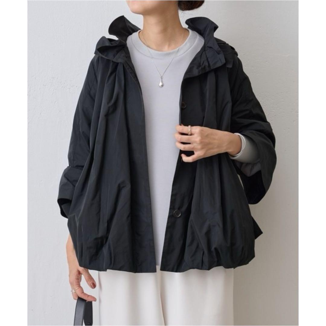 美品 BEARDSLEY ビアズリー バルーンブルゾン リボン ブラック