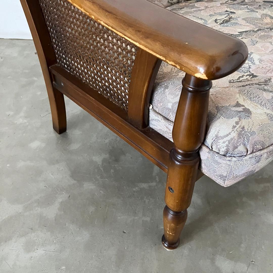 レトロ　アンティーク　ヴィンテージ　古道具　古家具　カリモク　椅子　ソファー