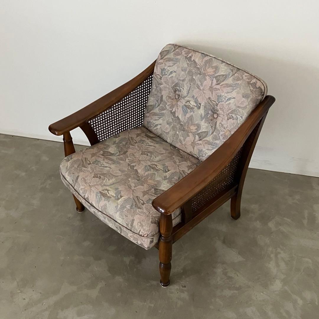 レトロ　アンティーク　ヴィンテージ　古道具　古家具　カリモク　椅子　ソファー