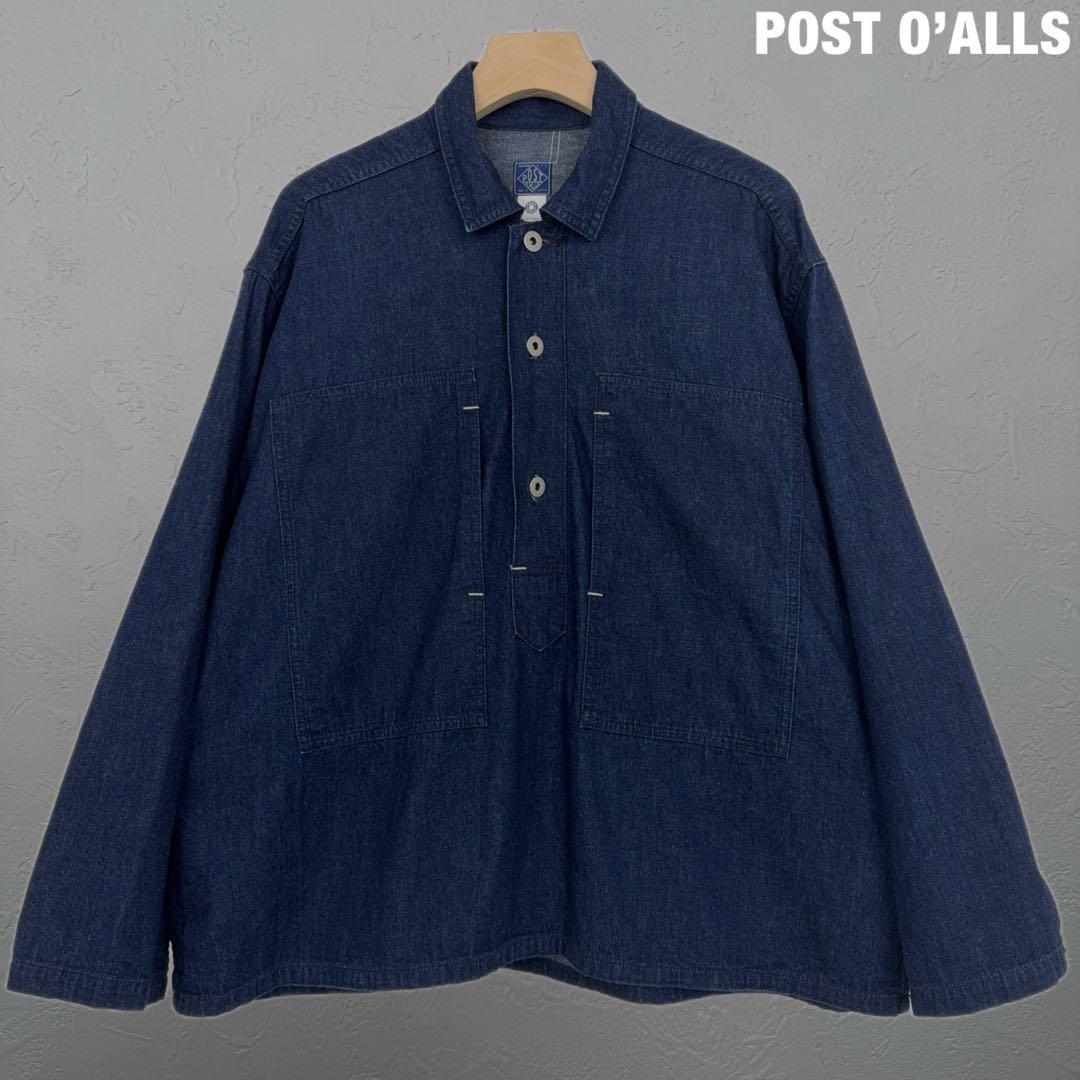 POST OʼALLS 23AW ARMY デニム プルオーバーシャツ ポスト