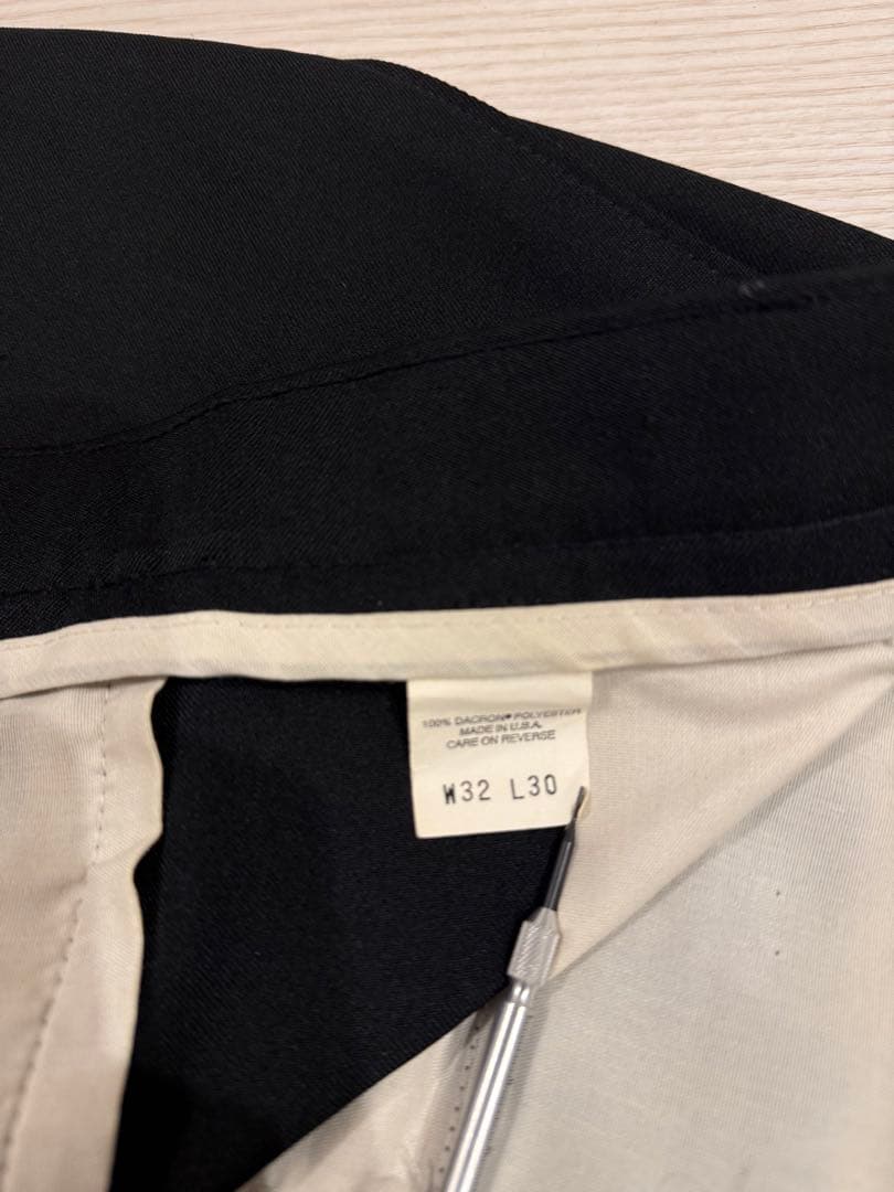 LEVIS ACTION SLACKS ブラック W32 L30 OVY