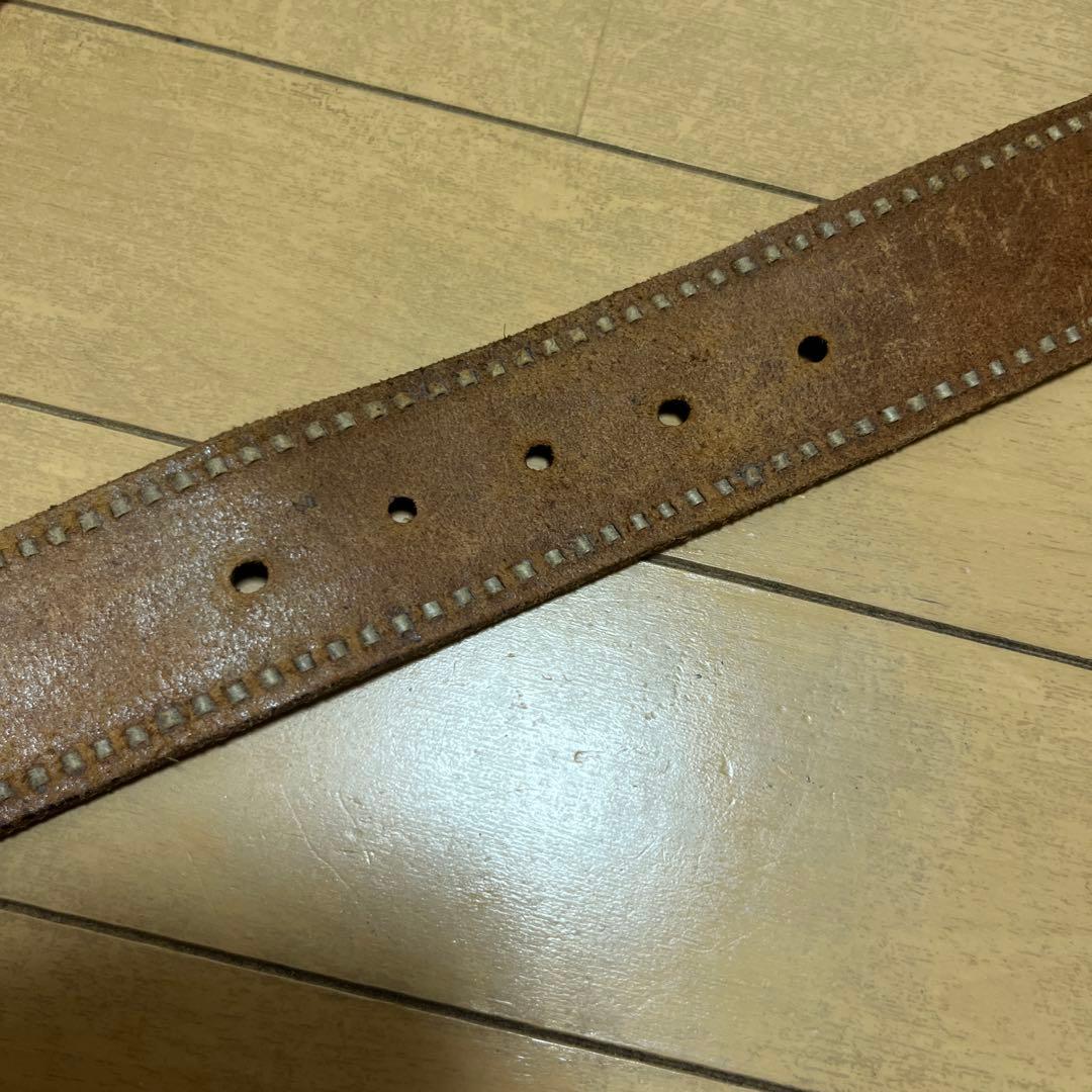 LAUREN　RALPH LAUREN　ラルフローレン　本革　レザーベルト　真鍮