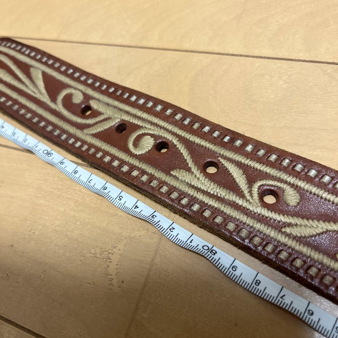 LAUREN　RALPH LAUREN　ラルフローレン　本革　レザーベルト　真鍮