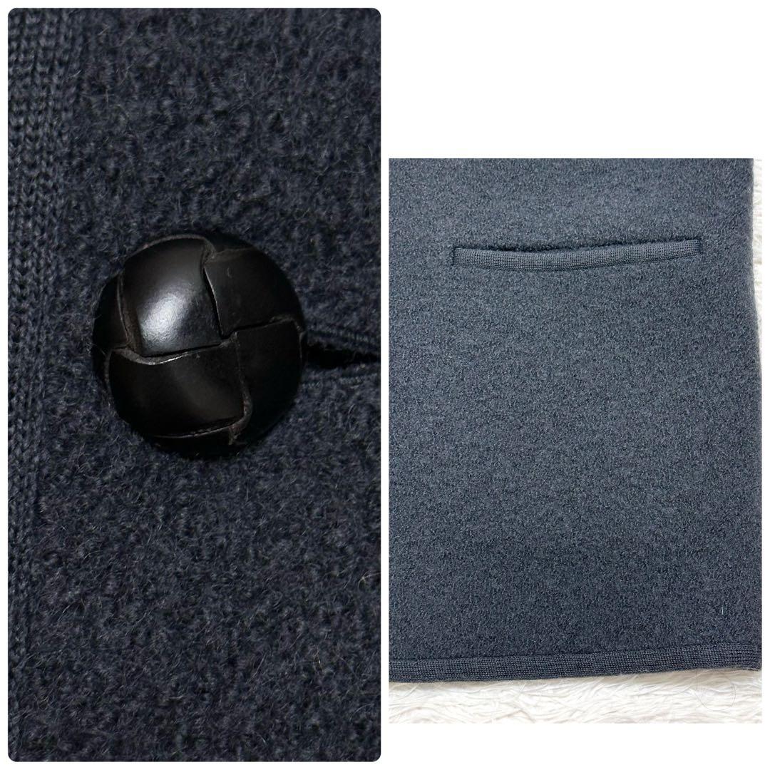 【極暖ヘビーウール×希少XL相当✨】パパス メルトンコート 胡桃ボタン グレー