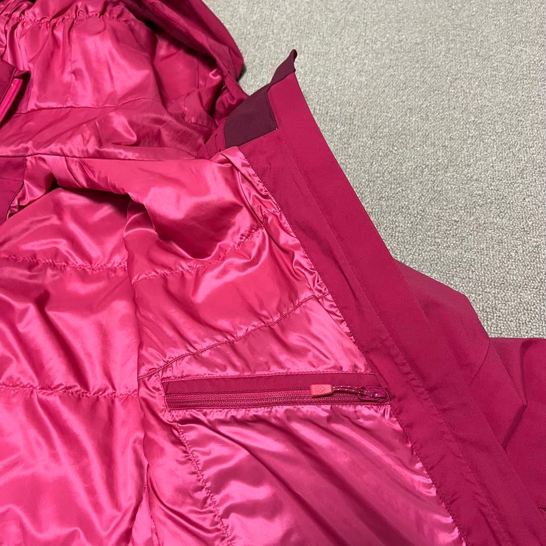 モンベルmontbell パウダーステップ パーカ ピンク Mサイズ スキー