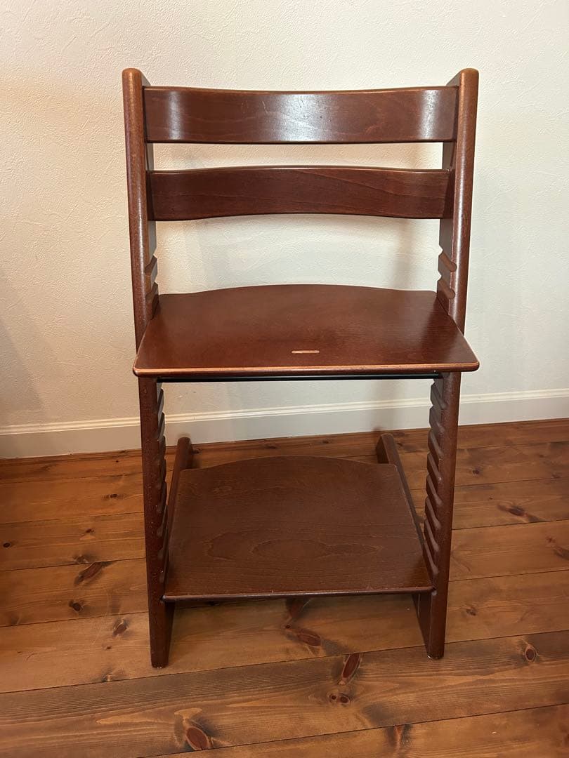 【美品】ストッケ トリップトラップ ウォールナット送料無料 匿名配送