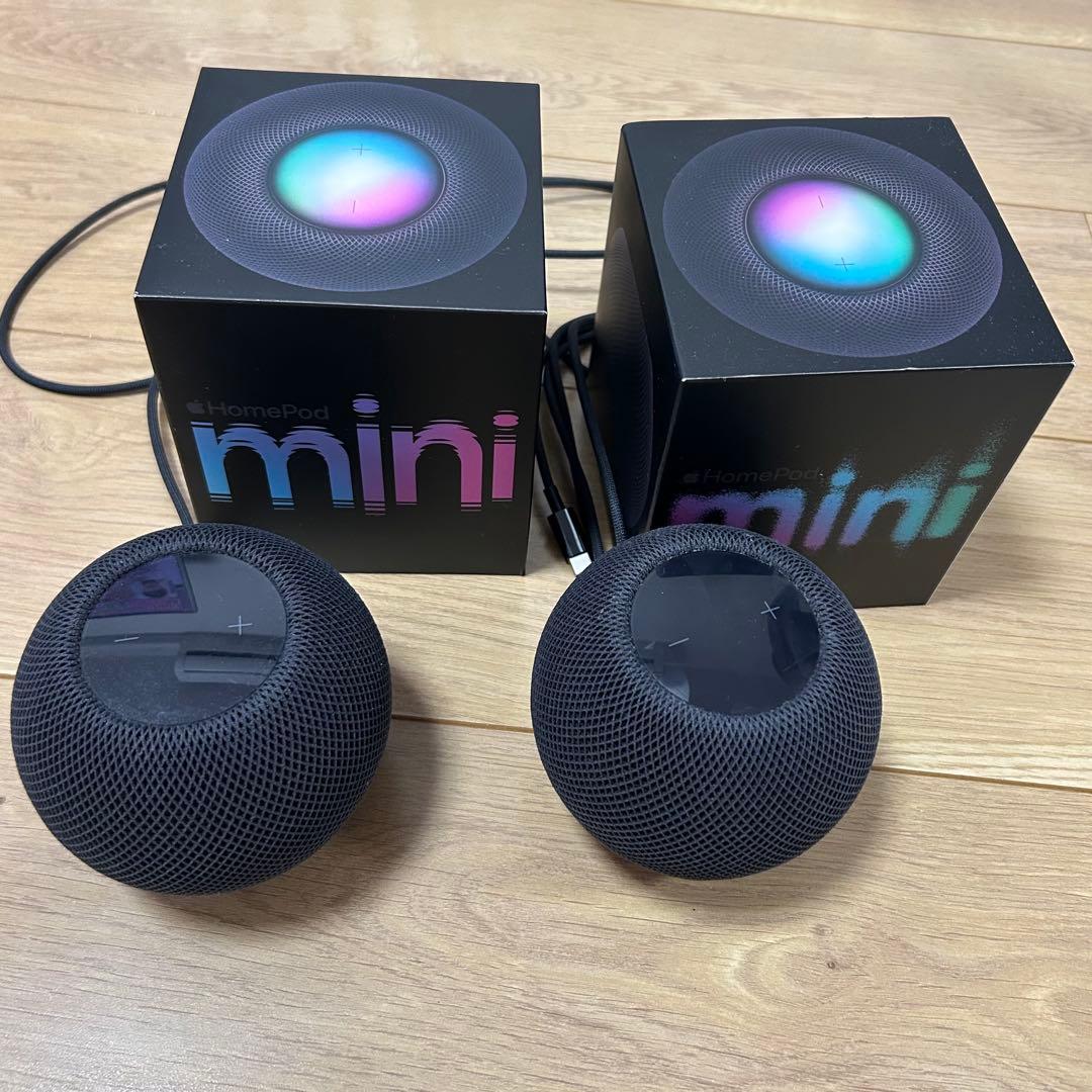 【crock】2台 Apple Pod mini ブラック
