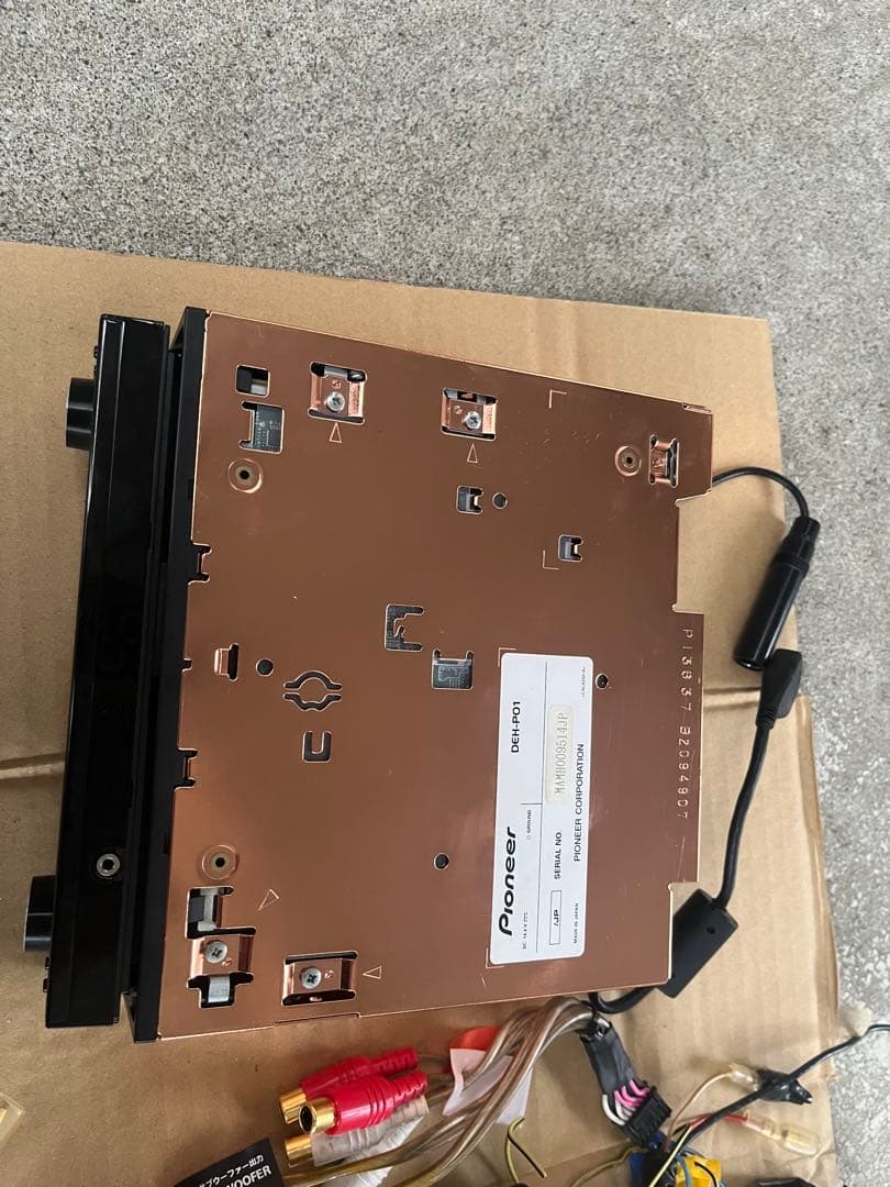 カロッツェリア DEH-P01 カーオーディオデッキ USB端子付き