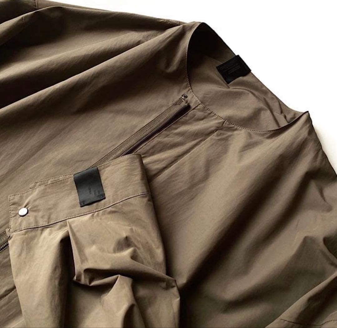 ああああ N.HOOLYWOOD SHIRT COAT ノーカラー 38