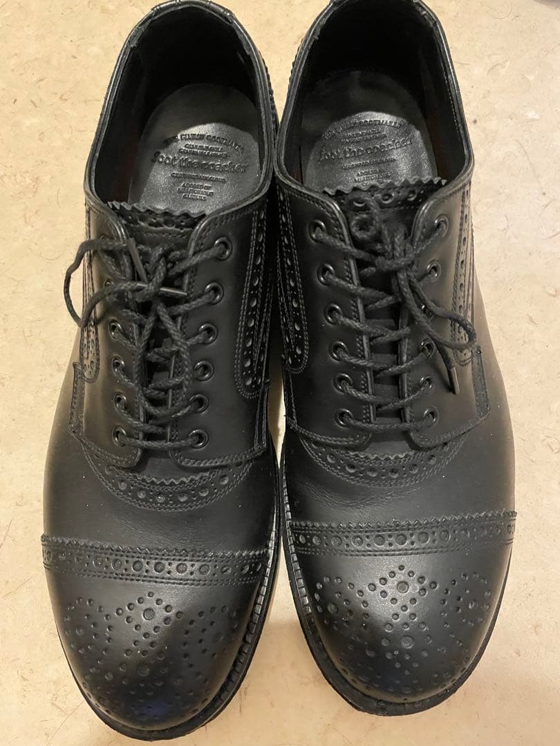 t*1様 人気モデルfoot the coacher 革靴