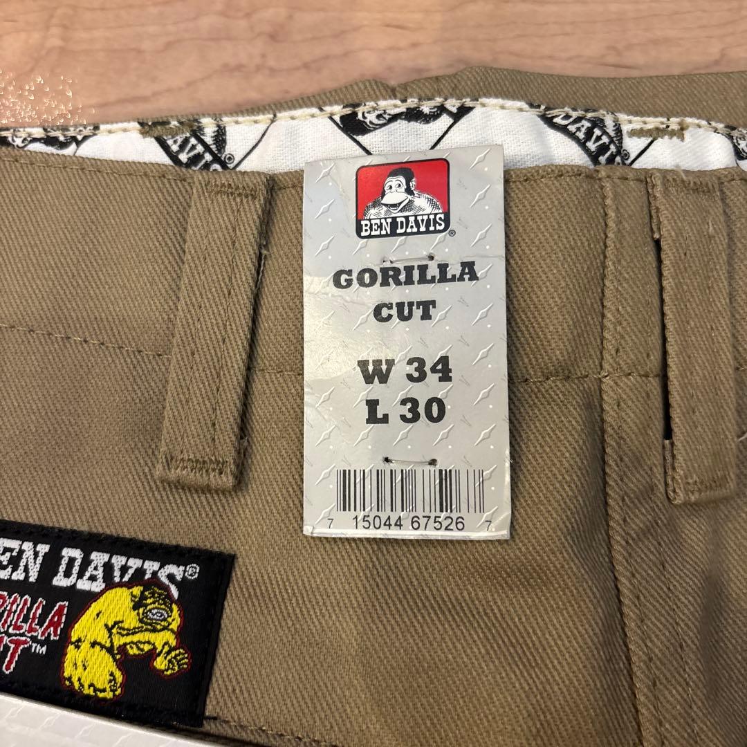 BEN DAVIS GORILLA CUT チノパン W34 L30ゴリラカット